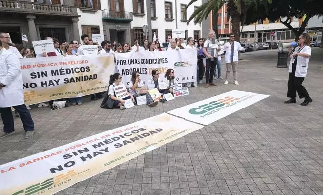 Huelga de médicos en Las Palmas de Gran Canaria (16/03/2026)