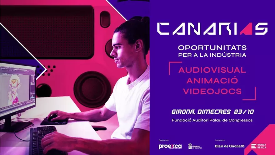 Streaming | Jornada "Canàries, oportunitats per a la indústria de l'audiovisual, l'animació i els videojocs"
