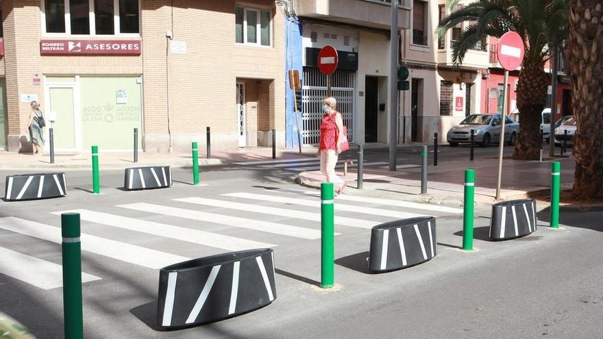 Castelló consolida la prioridad peatonal en la mediana central de la avenida Capuchinos