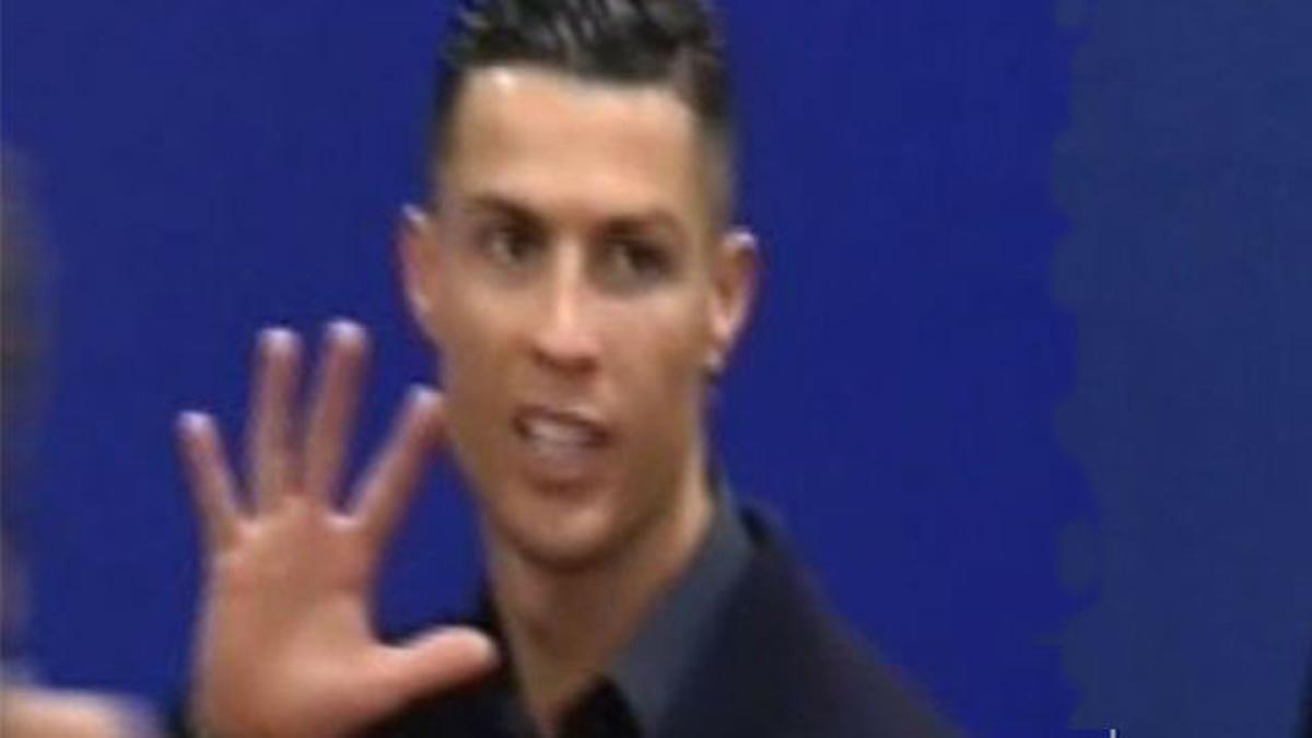 Cristiano estalla en rueda de prensa y se mofa del Atlético de Madrid