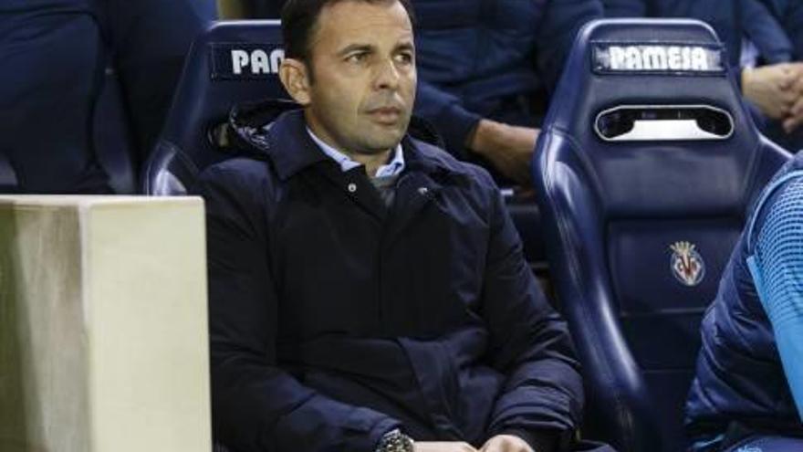 Javi Calleja, el técnico del Villarreal.