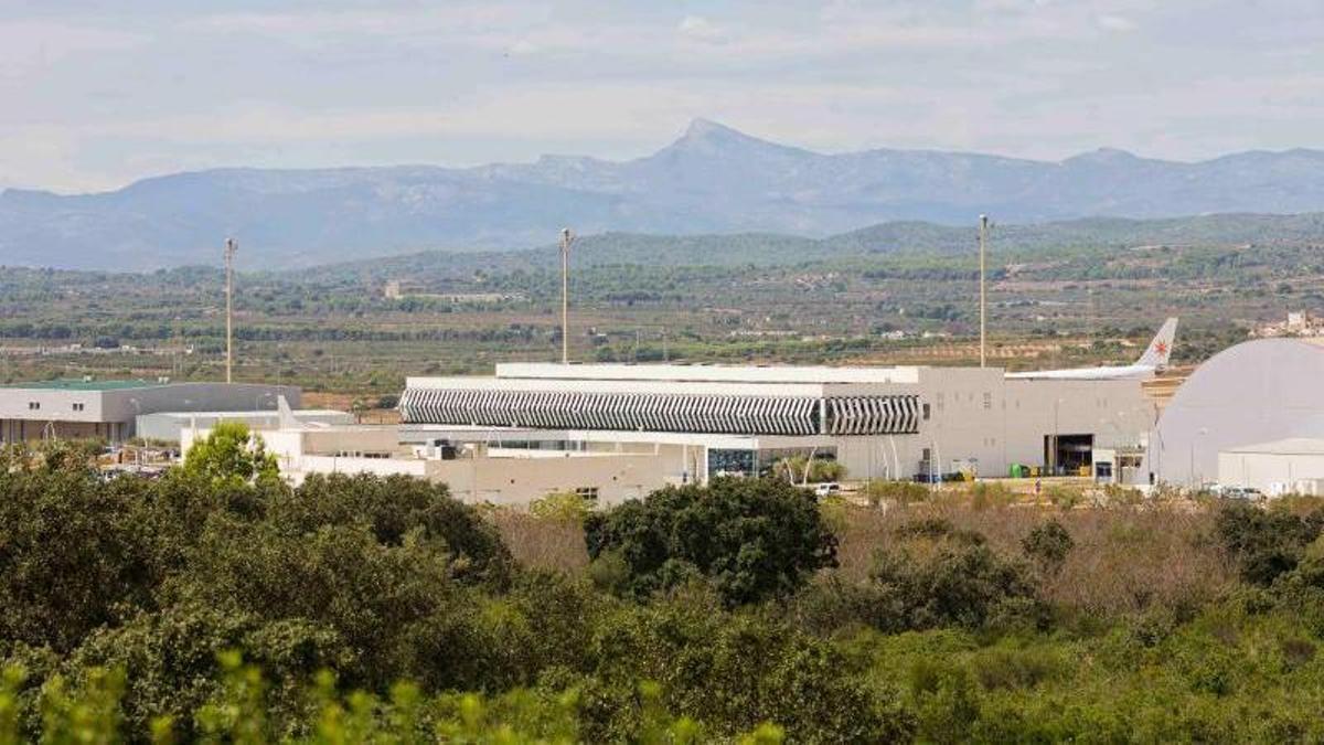 Vista general del aeropuerto de Castellón.