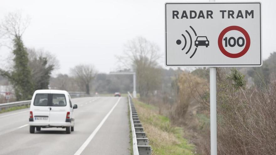 Els radars de tram que hi ha a Girona imposen en quatre anys més de 32.000 sancions