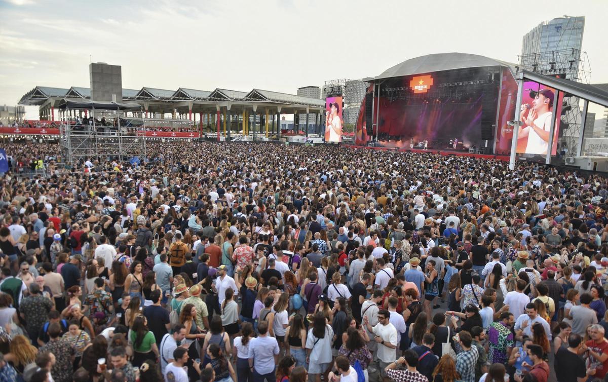 Concierto de The Tyets en el Parc del Forum.