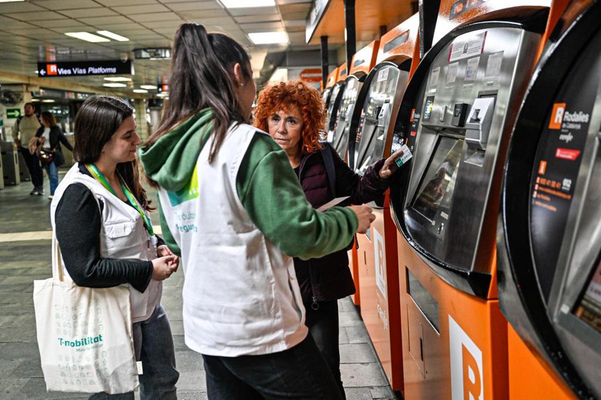 Primer día de tránsito de la T-Usual y la T-Casual hacia la T-Mobilitat