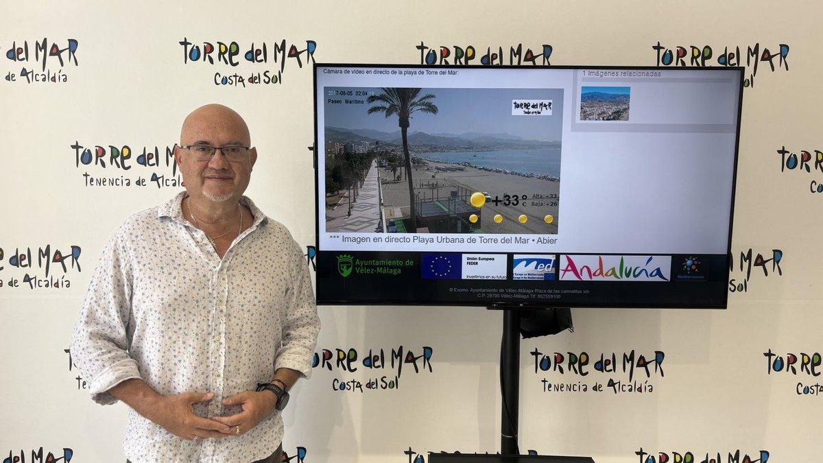Jesús Pérez Atencia, concejal de Turismo y Playas de Vélez-Málaga