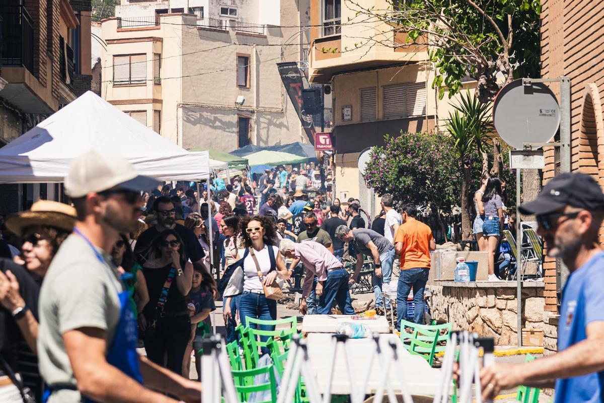 Gran ambiente en Borriol en una edición anterior de Sant Vicent.