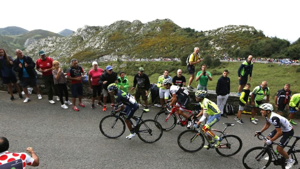 Vuelta ciclista a España. Lagos de Covadonga