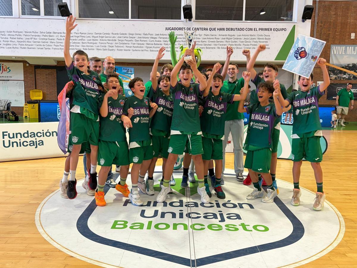 Ebg Málaga se proclama campeón de la XIX edición del All Star minibasket 2026.