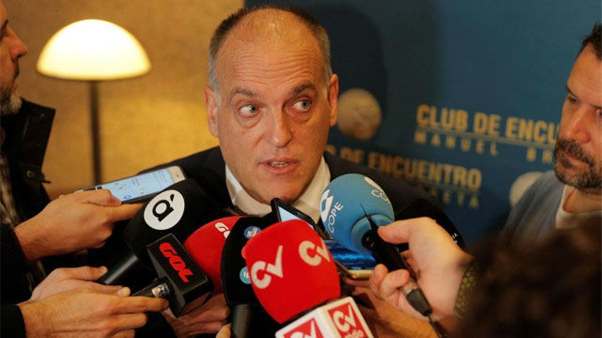 Tebas: España necesitaba un partido como VOX, les votaré si siguen así