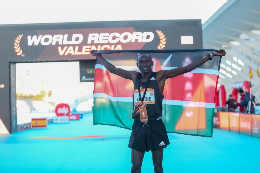 Récord del mundo en la Medio Maratón de València