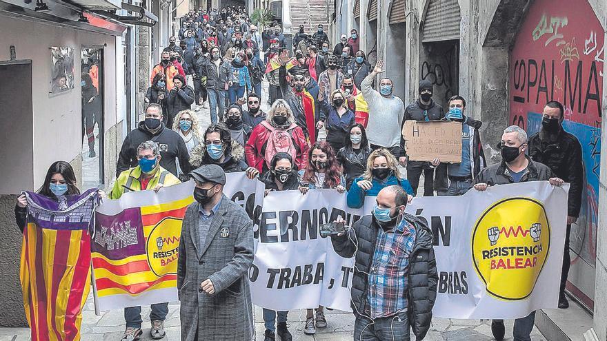 Resistencia balear convoca una nueva protesta contra las restricciones del Govern