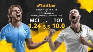 Manchester City FC vs. Tottenham Hotspur FC: horario, TV, estadísticas, clasificación y pronósticos