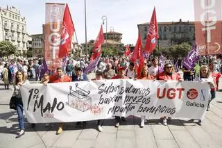 Cuatro manifestaciones este primero de mayo en Pontevedra entre las 11:30 y las 12:30 horas