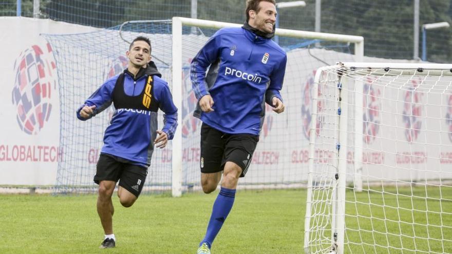 Michu durante un entrenamiento en una imagen de archivo