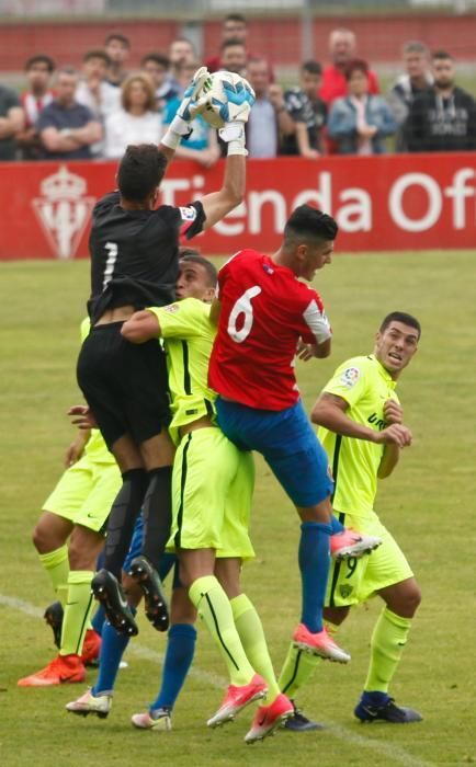 El Sporting B entra en la pelea por el ascenso a Segunda B