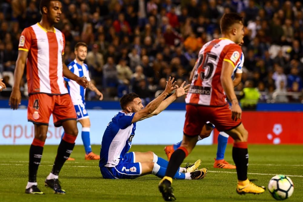 El Deportivo cae ante el Girona en Riazor