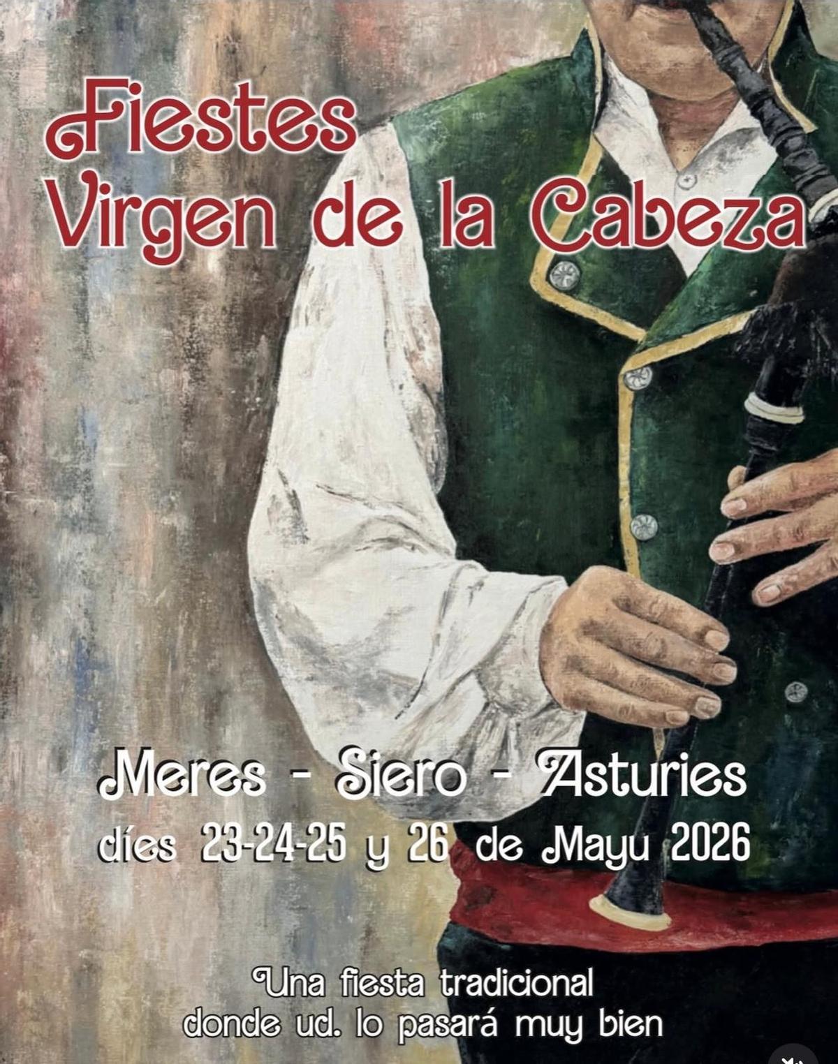 El cartel de las fiestas de la Virgen de la Cabeza de 2026.
