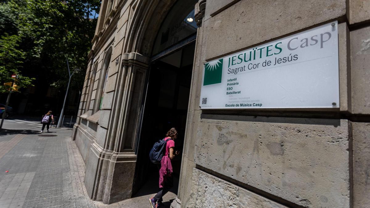 El colegio de los Jesuïtes de Casp en Barcelona.