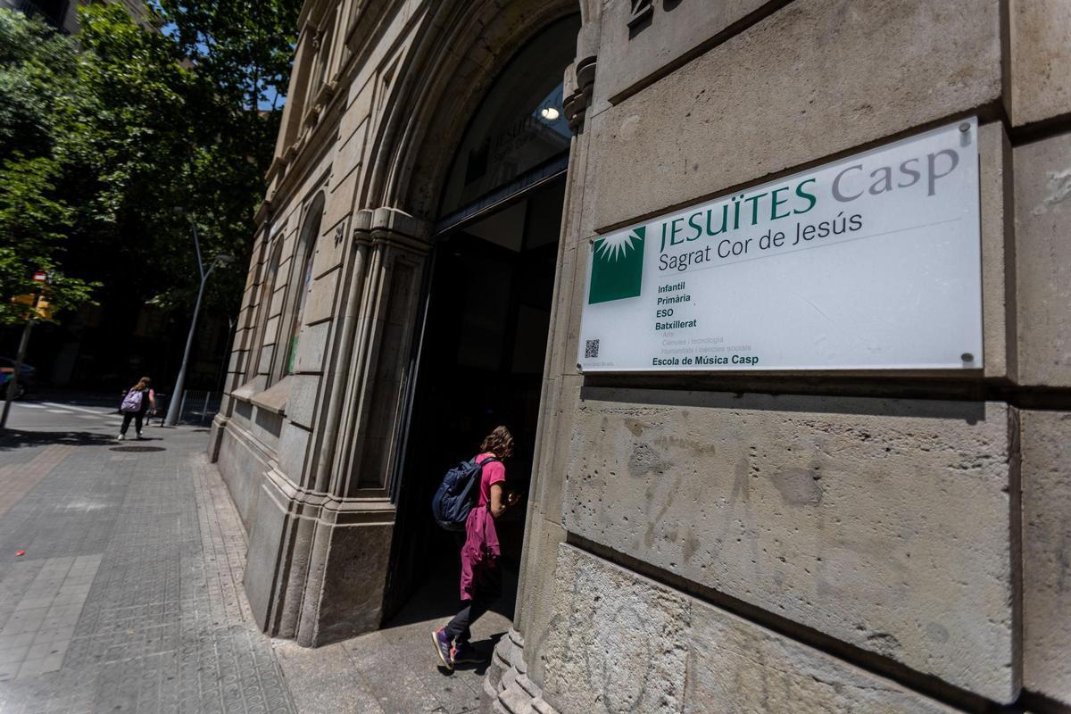 El colegio de los Jesuïtes de Casp en Barcelona.