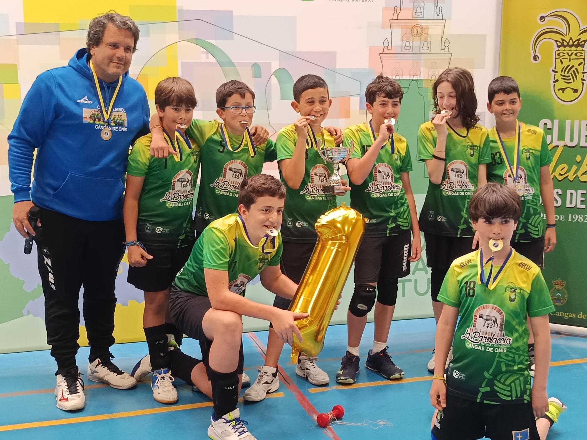 Nuevo éxito del voleibol cangués