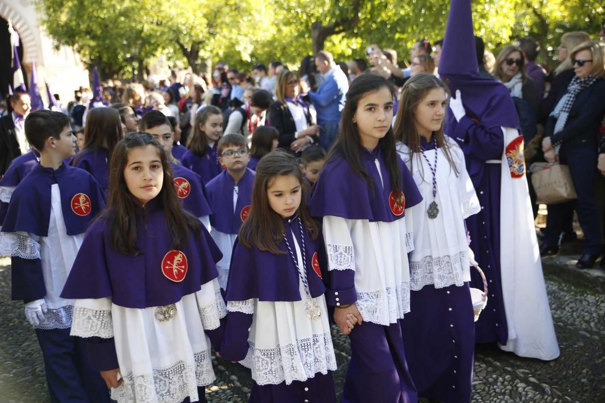 Histórica estación de penitencia de la hermandad de la Agonía