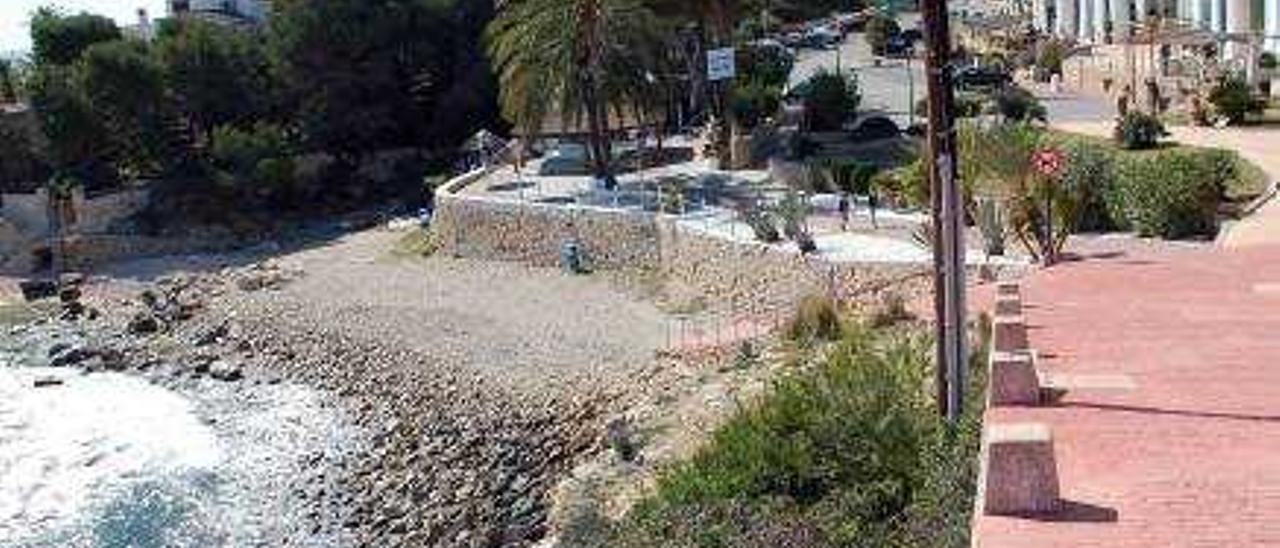 El local del conflicto está en la playa de l´Andragó.