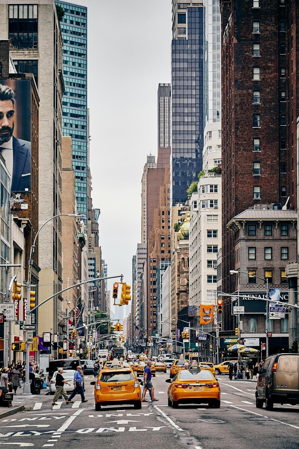 Los taxis amarilloso de Nueva York son uno de sus símbolos internacionales