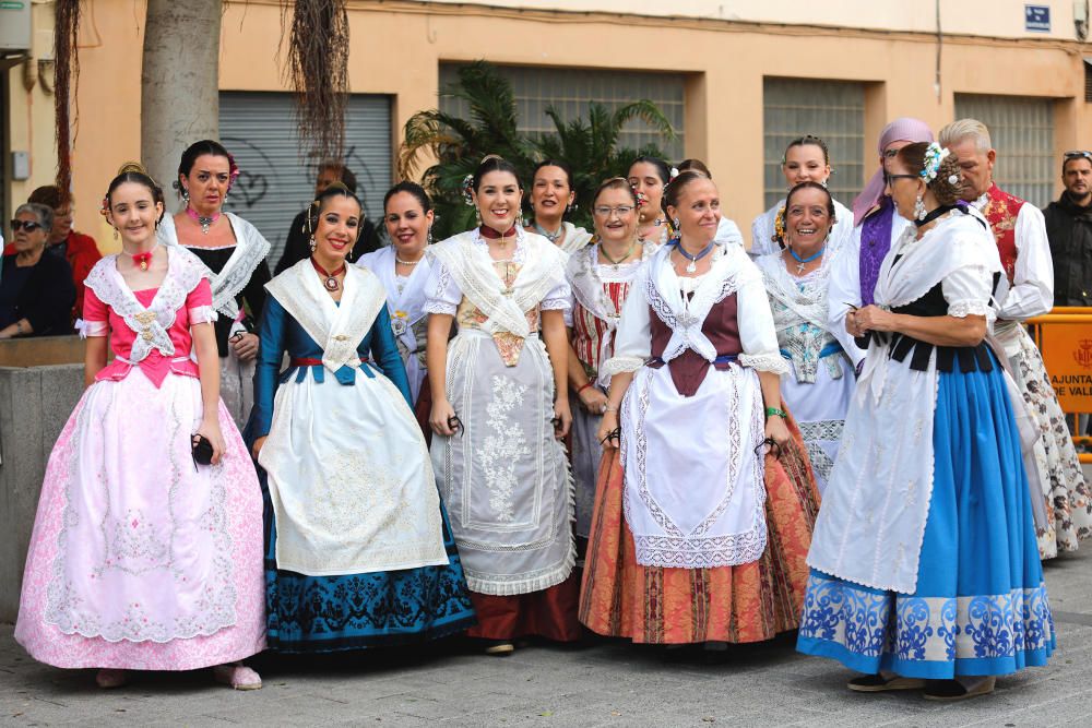 Homenaje a la Senyera de las fallas del Marítimo