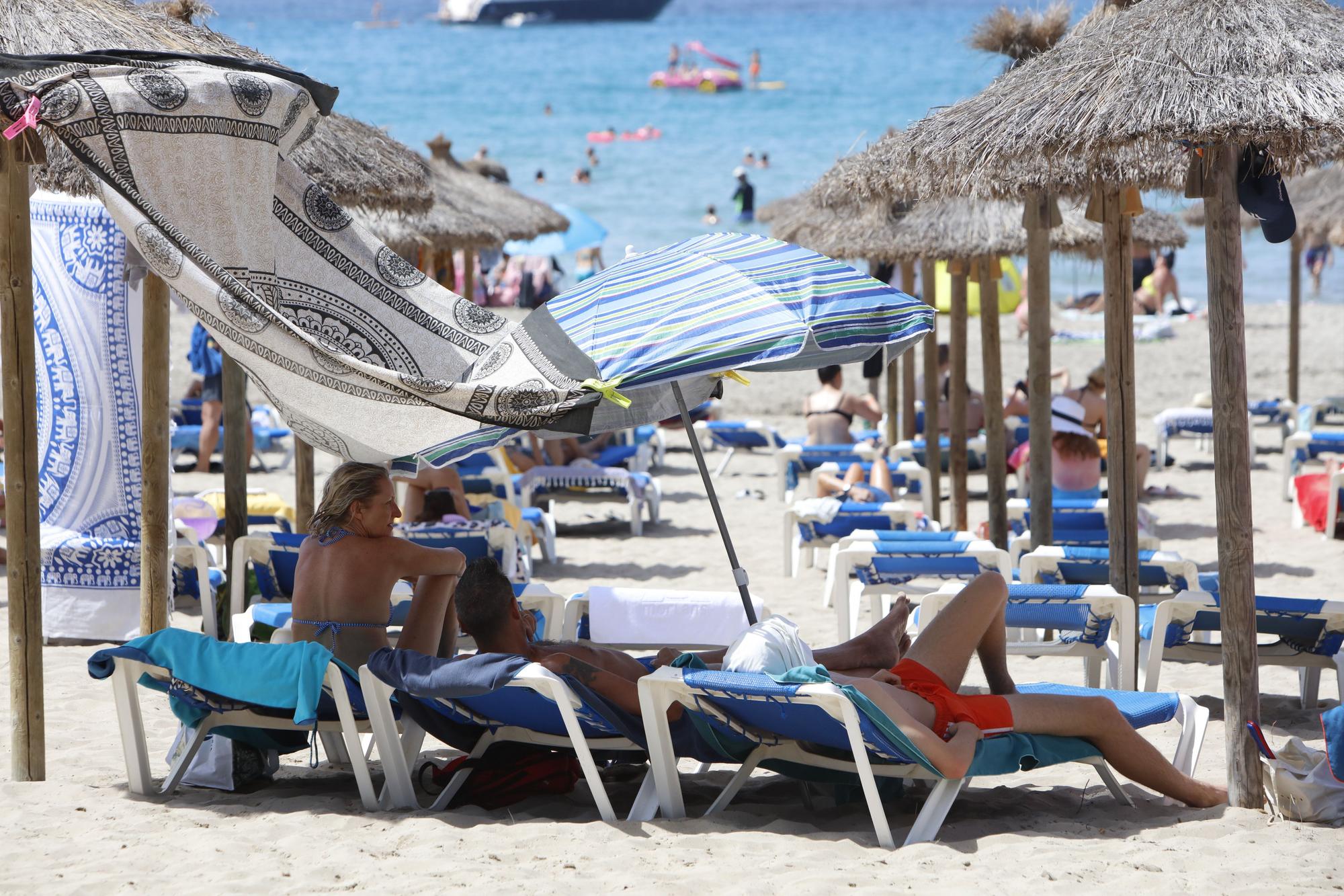 Sommer in Peguera: So genießen die Mallorca-Urlauber das Leben am beliebten Badestrand