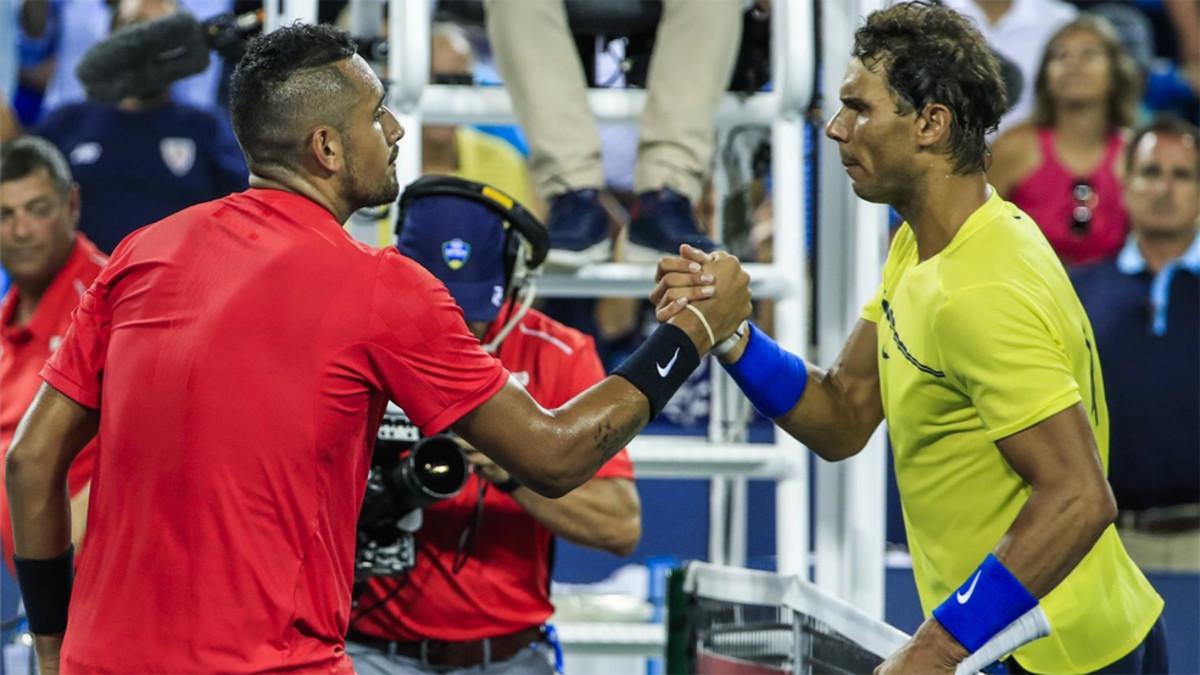 Kyrgios derrotó a Nadal y jugará las semifinales