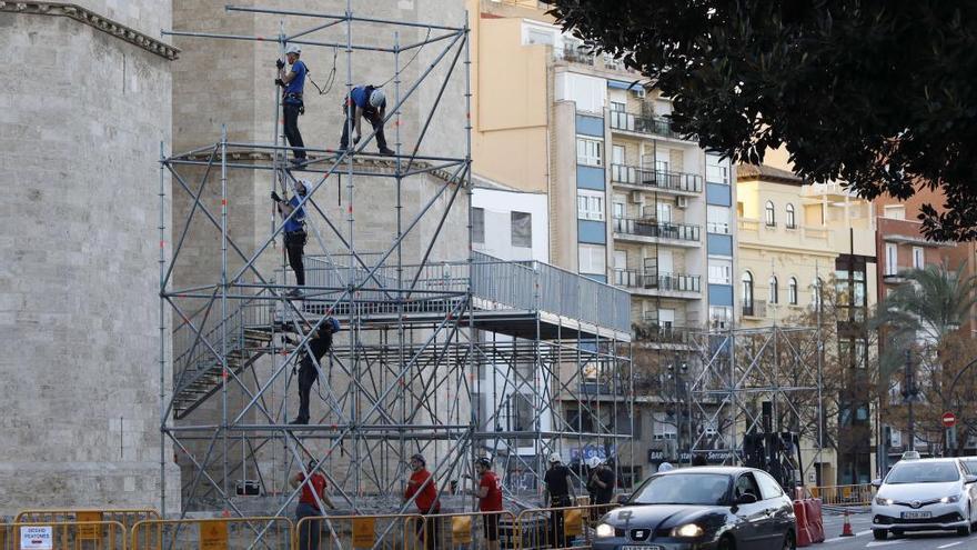 El montaje de la &quot;Crida&quot; avala  la normalidad en las Fallas