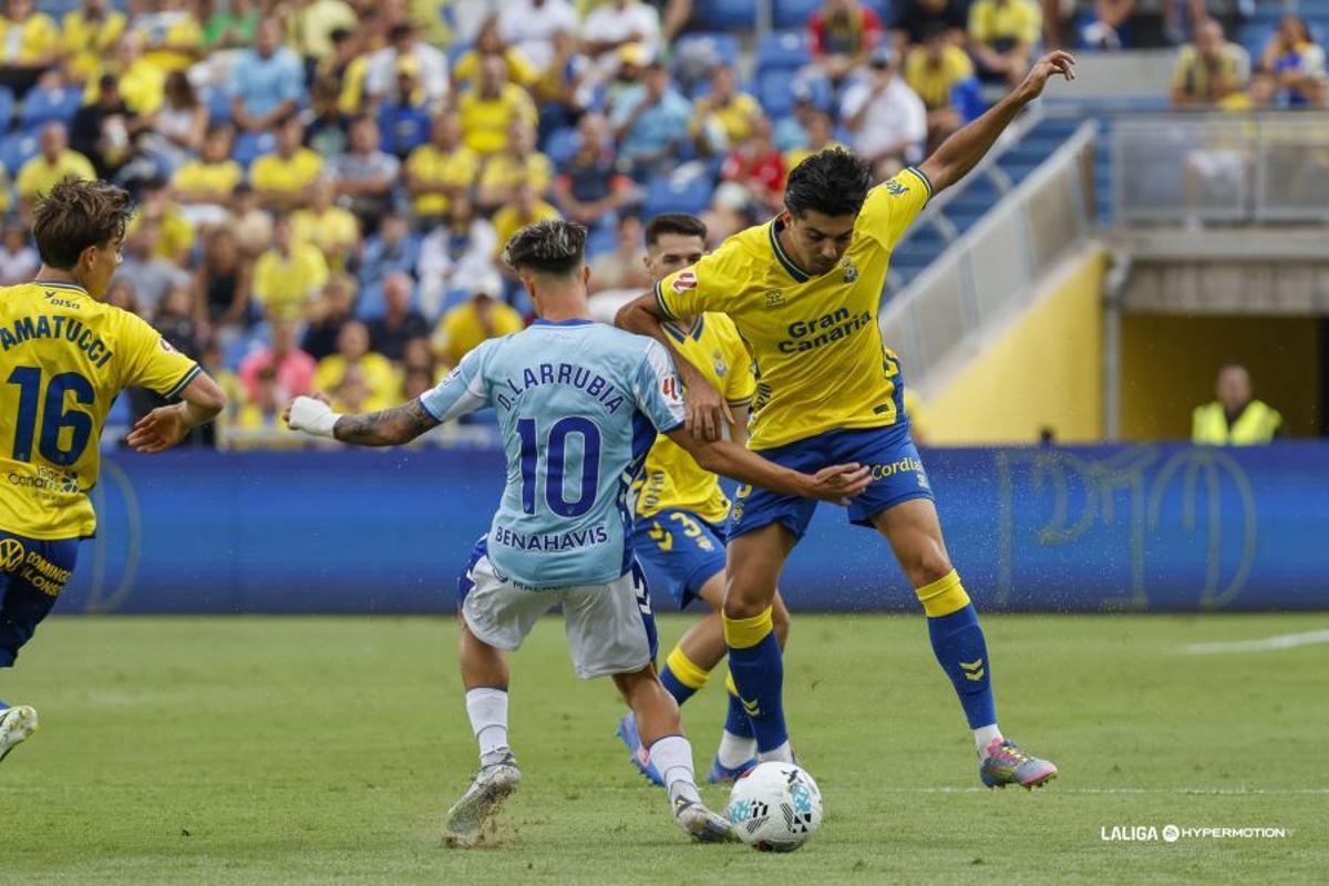 El Málaga CF visitó el Gran Canaria Estadio en la jornada 3 liguera (0-1)