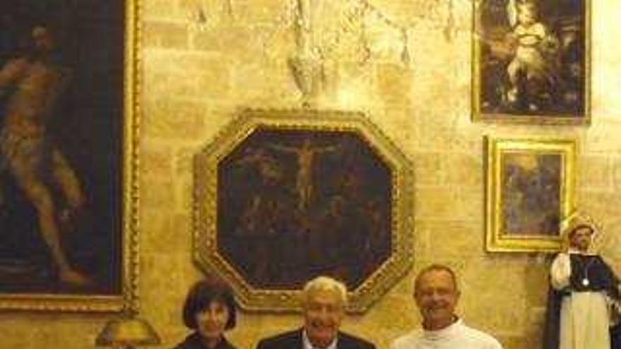 Daniela Bartoletti, Gianluigi Colalucci y Antonio Corbí.