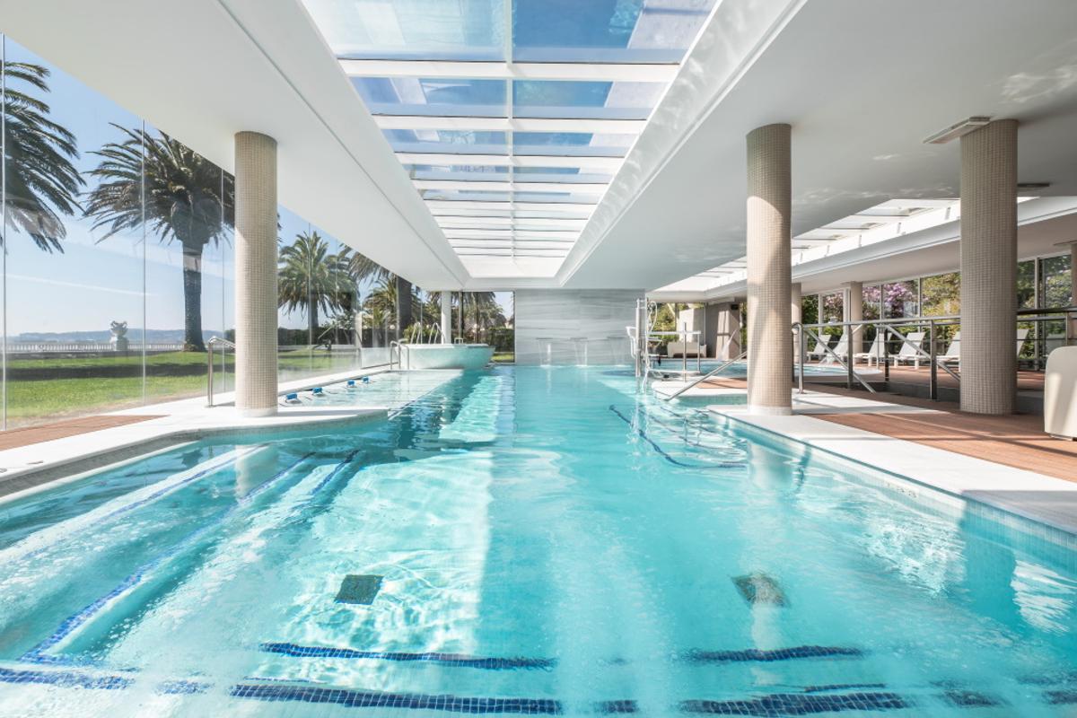 Un spa con aguas mineromedicinales únicas El spa del hotel ofrece tratamientos termales con aguas mineromedicinales únicas, heredando una larga tradición de bienestar