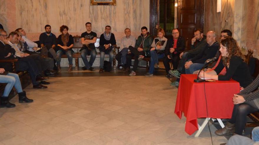 Un moment de la reunió informativa celebrada aquest dimarts al vespre a l&#039;Ajuntament de Berga.