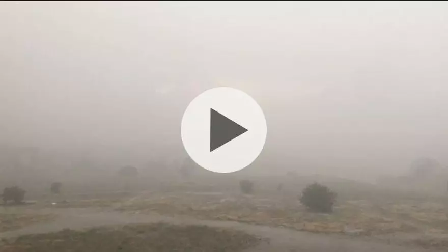 VÍDEO | Una tromba de granizo da los buenos días a los zamoranos