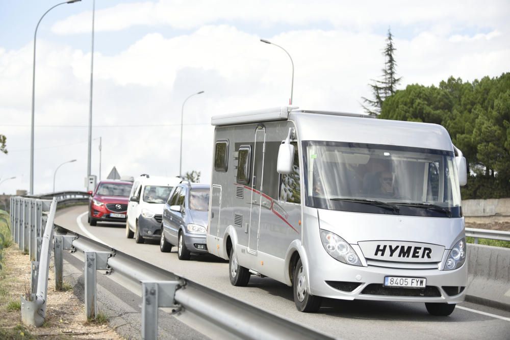 L'operació tornada deixa cues a la C-55, a Castellgalí