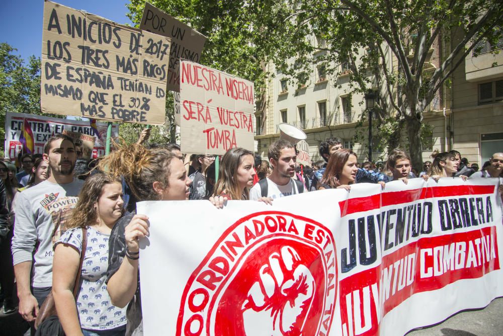 Manifestación del Día del Trabajo en València