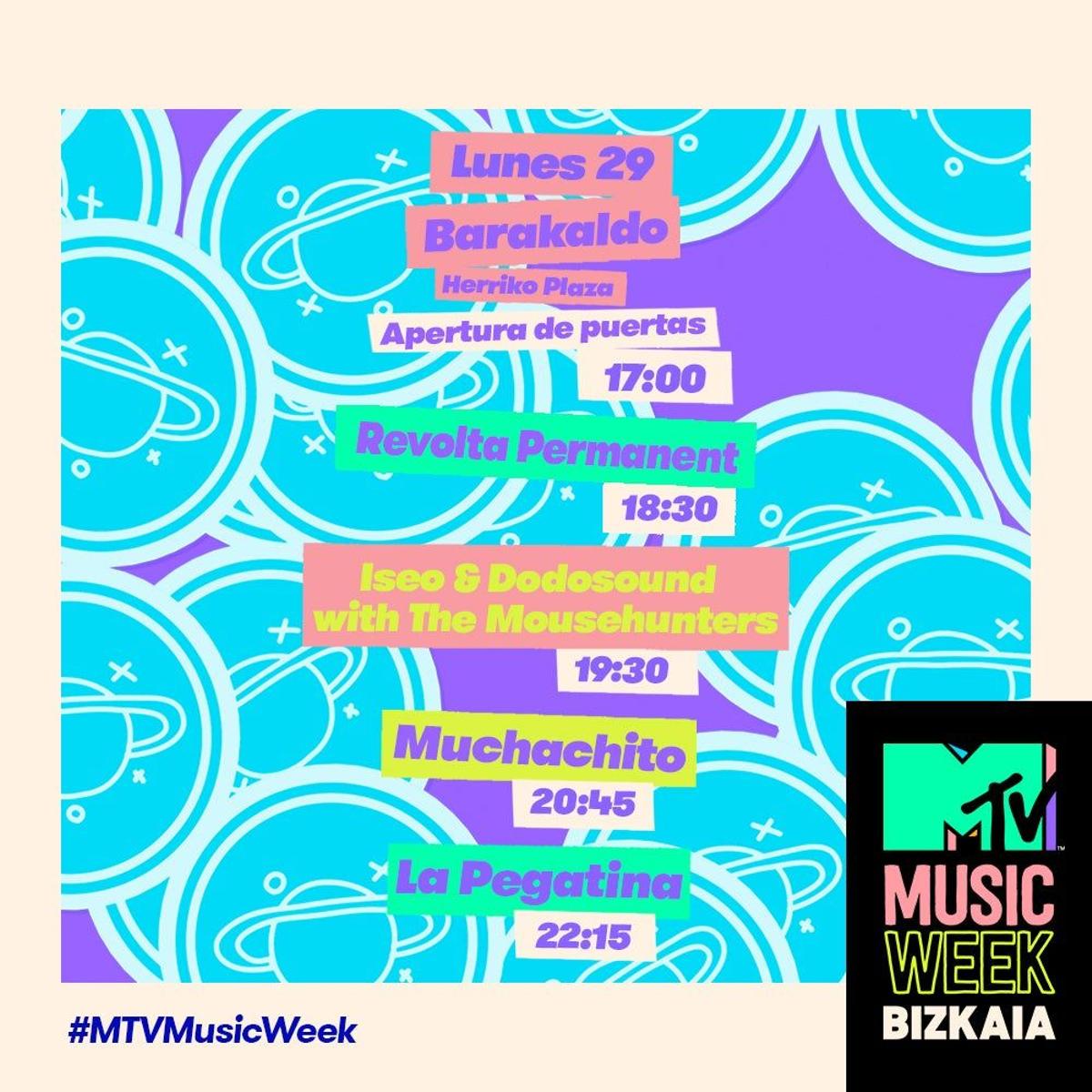 MTV Music Week Bizkaia: 29 de octubre