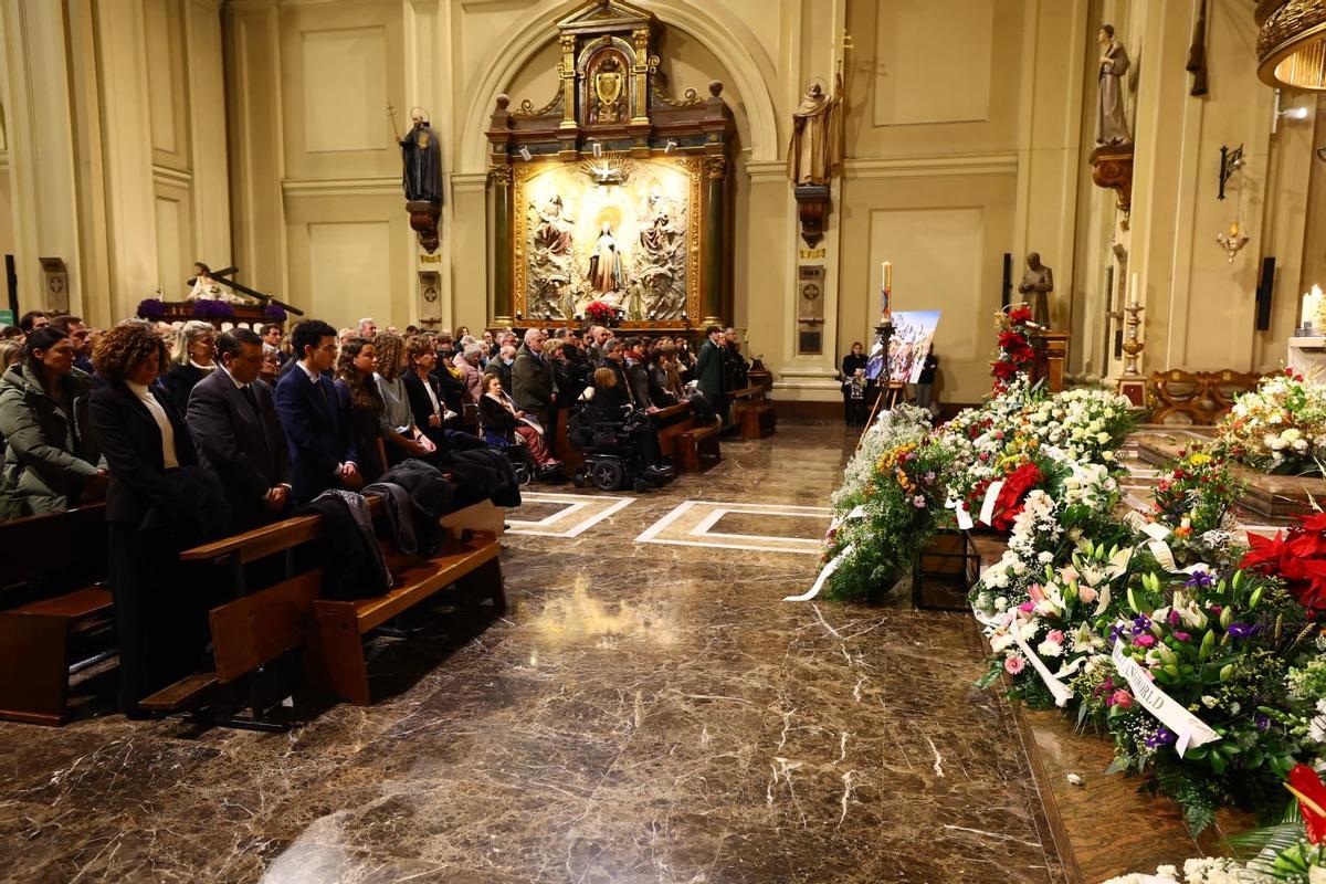 Funeral por la muerte de Jorge García-Dihinx y Natalia Román en el alud de Panticosa Funeral por la muerte de Jorge García-Dihinx y Natalia Román en el alud de Panticosa