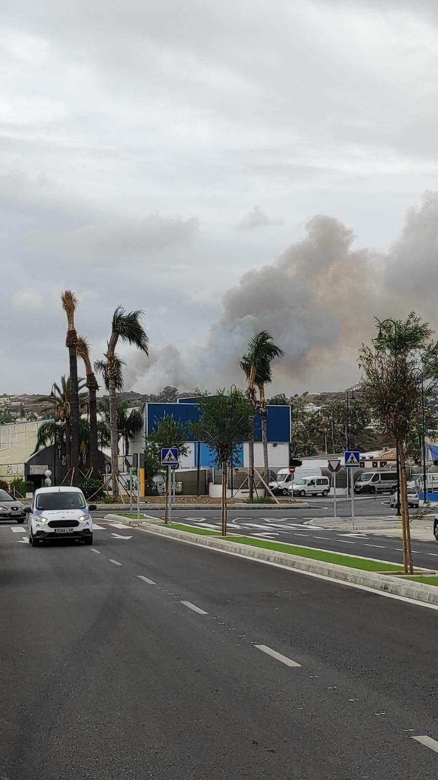 Incendio del paraje Cerro del Mesto de Mijas