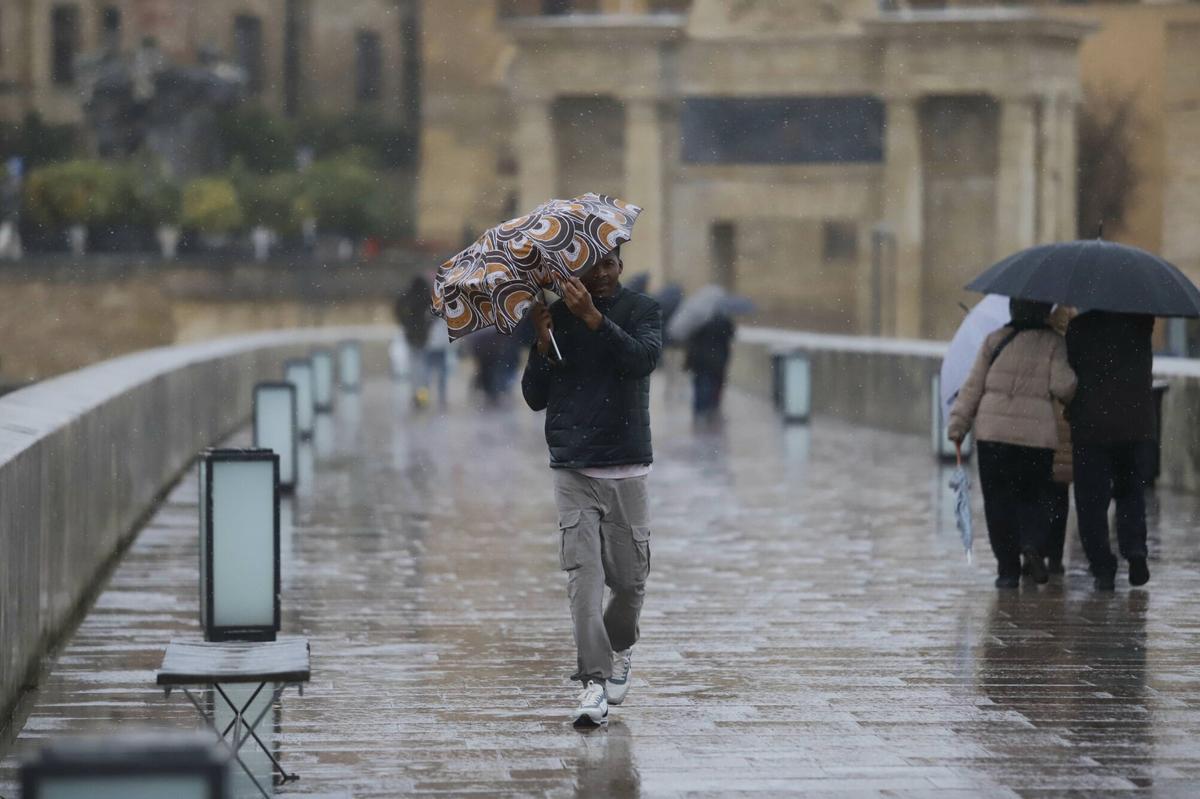 La borrasca Joseph deja rachas de viento de hasta 55 kilómetros por hora en Córdoba.