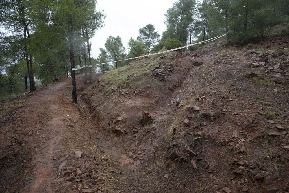 Trincheras de la Guerra Civil en Gilet. Así avanzan los trabajos para rescatarlas del olvido.