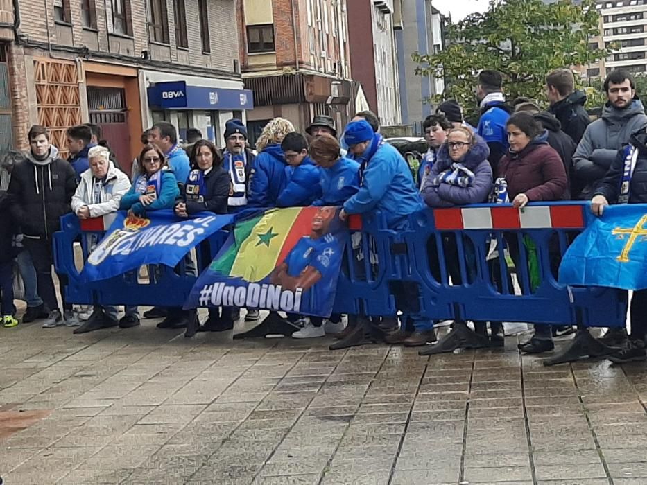 Derbi asturiano:  Así se vive los momentos previos al partido entre Real Oviedo y Sporting