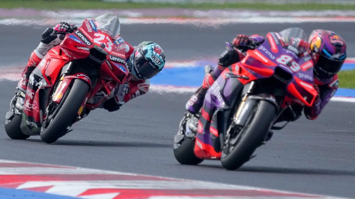 Jorge Martin y Enea Bastianini en Emilia Romagna