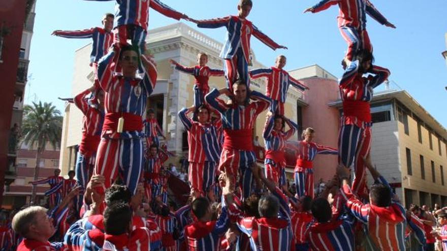 La Muixeranga de las Fiestas de la Mare de Déu de la Salut del pasado septiembre.