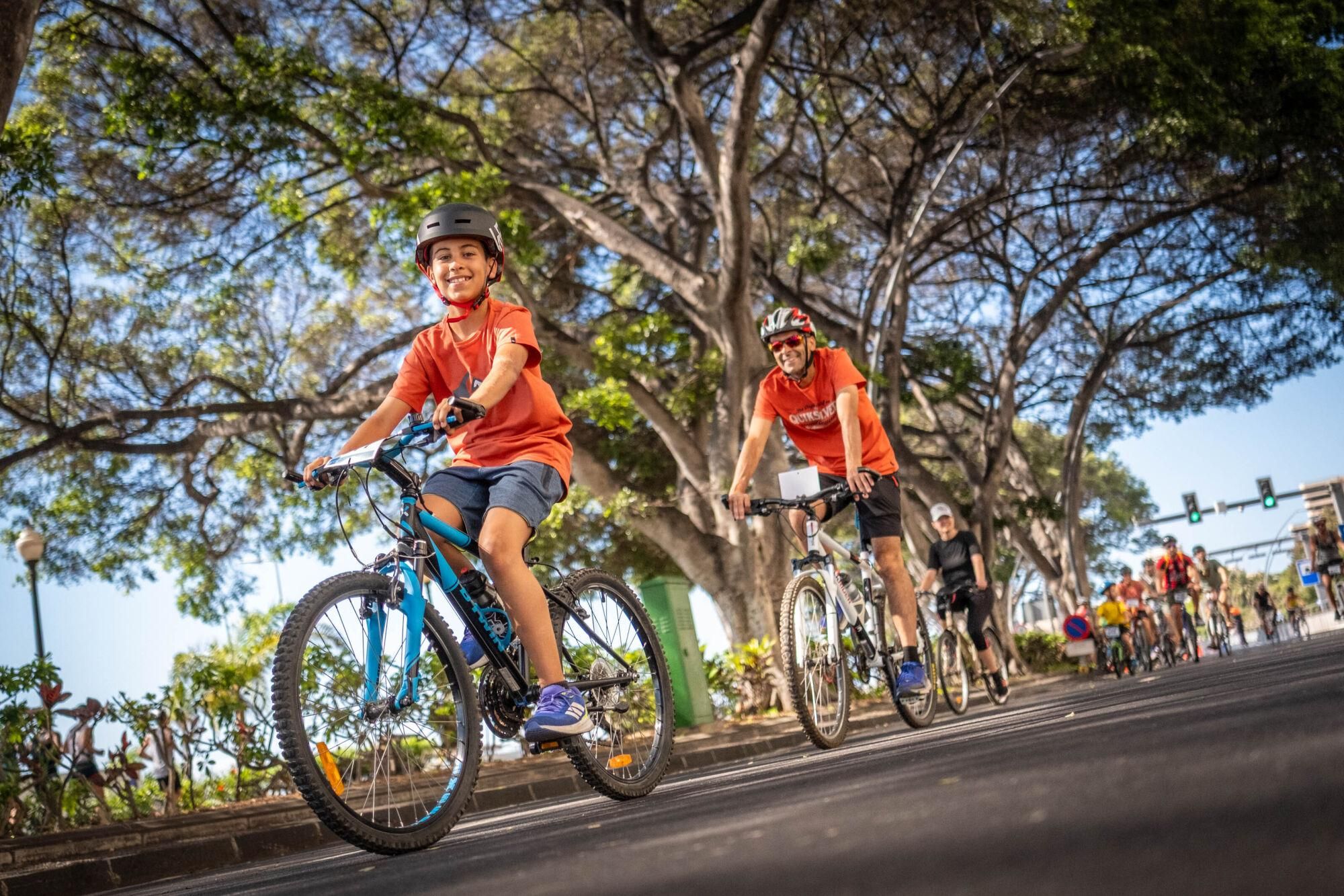 Fiesta de la bicicleta en Santa Cruz de Tenerife
