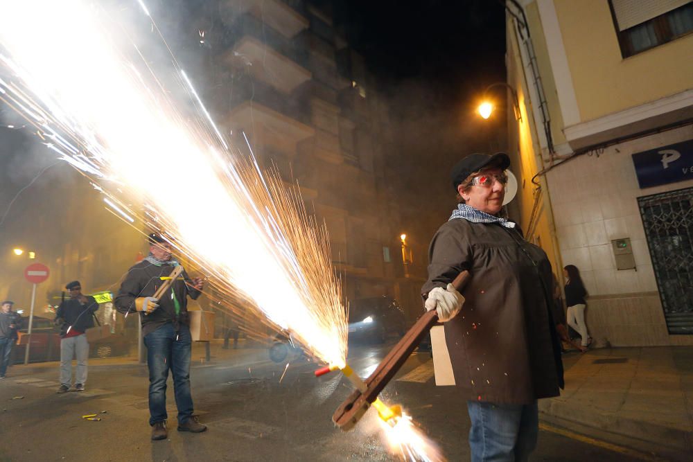 Instante de la Passejà de Sant Onofre celebrada el sábado por la noche en Quart de Poblet.