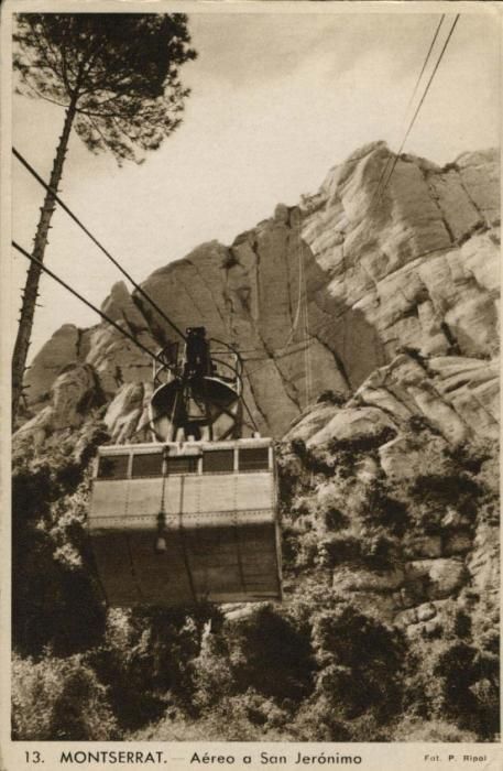 Recuperació de la cabina de l'aeri de Sant Jeroni